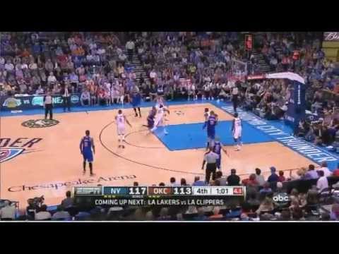 Hardwood Diagnostic- Knicks' JR Smith DAGGER 3 vs. Thunder 4-7-13 [Subscribe]