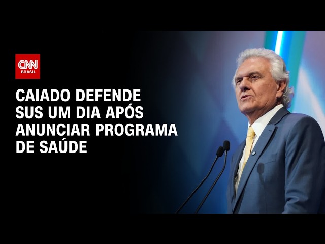 Caiado defende SUS: “Acredito na ciência e na vacina” | BASTIDORES CNN