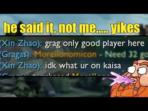 MASTER Gragas vs Tahm Kench - My team thinks im the ONLY good player 😏😏😏