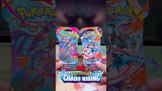Ripping a few packs open of Chaos Rising! #pokemon #pokemoncards #pokemontcg #pokemoncardopening