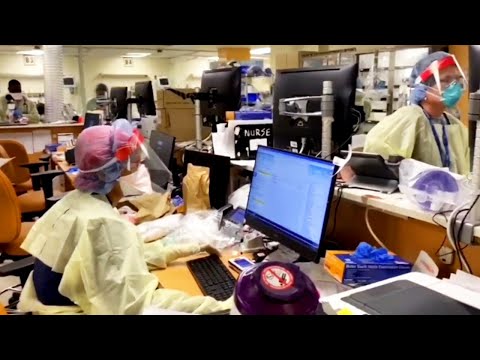 コロナウイルス患者に圧倒される病院内部 (Inside Hospital Overwhelmed With Coronavirus Patients)