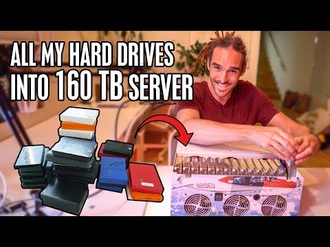 160TB Server (All My Hard Drives)