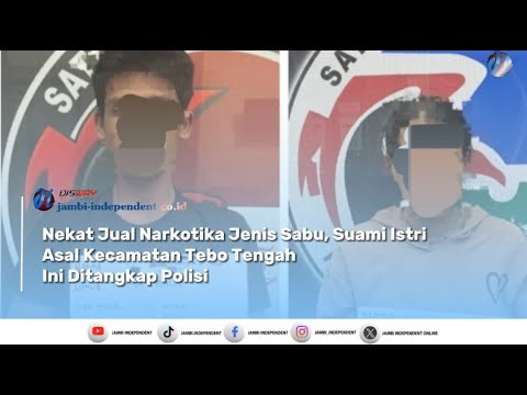 Jual Narkotika Jenis Sabu, Suami Istri Ditangkap Polisi
