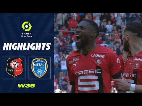 STADE RENNAIS FC - ESTAC TROYES (4 - 0) - Highlights - (SRFC - ESTAC) / 2022-2023