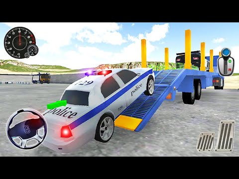Police Car Transporter Truck Simulation Ep2 - Android Gameplay