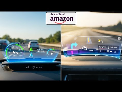 5 BEST Car Heads-Up Displays (HUD) on Amazon (Under $50)