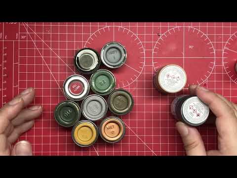 Focus on products for modelling, Humbrol enamel paint.