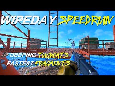 SPEEDRUNNING WIPEDAY As a 12,500 Hour SOLO! - Rust Movie