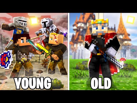 I Made 100 Players Simulate AGE in Medieval Minecraft...