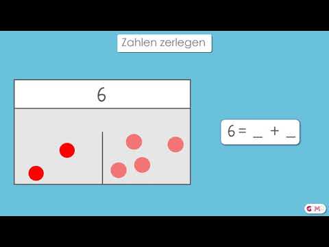 Zahlen zerlegen mit einer Schüttelbox - Klasse 1