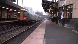preview picture of video 'Smethwick Galton Bridge Railway Station, West Midlands, UK - 27th February, 2013'