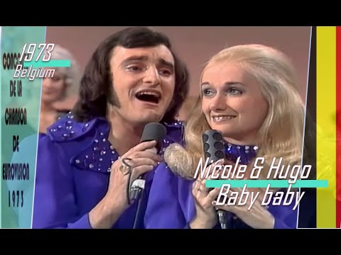 eurovision 1973 Belgium 🇧🇪 Nicole & Hugo - Baby baby