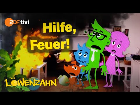Was tun, wenn's brennt? - Löwenzahn | ZDFtivi