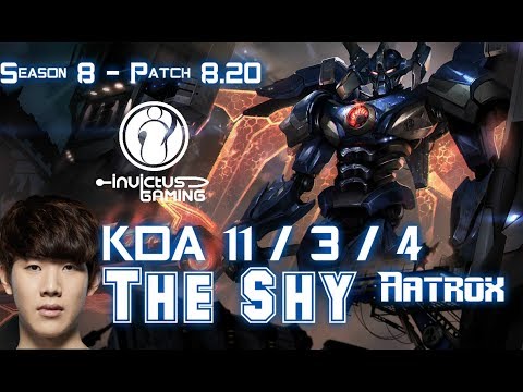 IG The Shy AATROX vs SWAIN Mid - Patch 8.20 KR Ranked