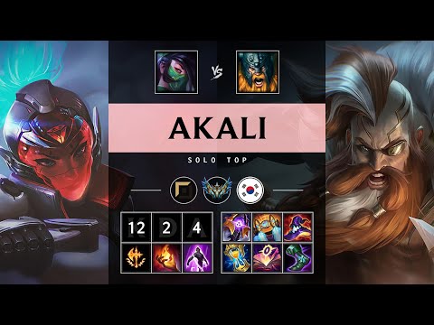 Akali Top vs Olaf - KR Challenger Patch 25.13