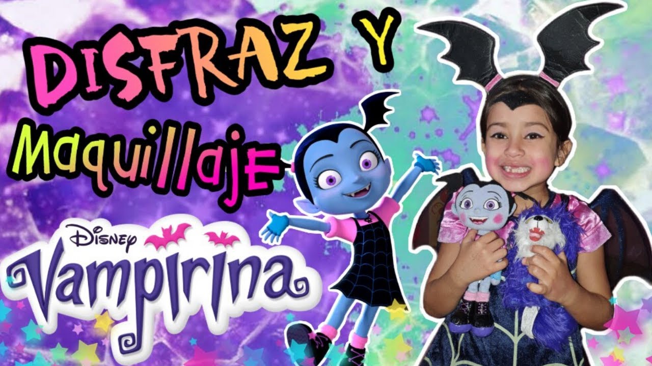 ME CONVIERTO EN VAMPIRINA🦇// DISFRAZ Y MAQUILLAJE 💄