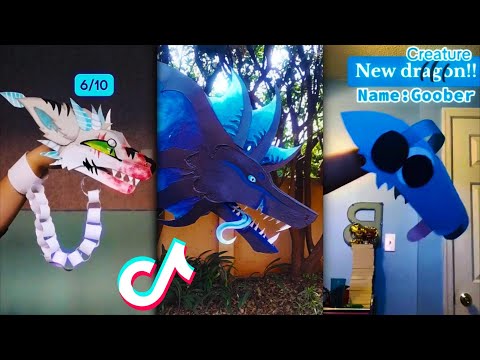😱THE AMAZING Paper Dragon 🔥Puppet TikTok Compilation #76