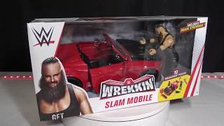 WWE Wrekkin' Slam Mobile With Braun Strowman Action Figure Unboxing