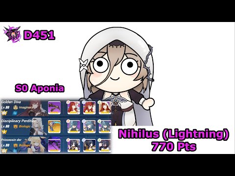 HI3 SEA - [Nirvana Exalted Abyss] Nihilus (Lightning) (D451) 770 Pts - GD, DPe (S0), PV + Klein*3
