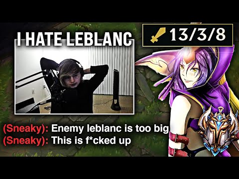 Showing Sneaky how big my Leblanc is in Challenger ;)