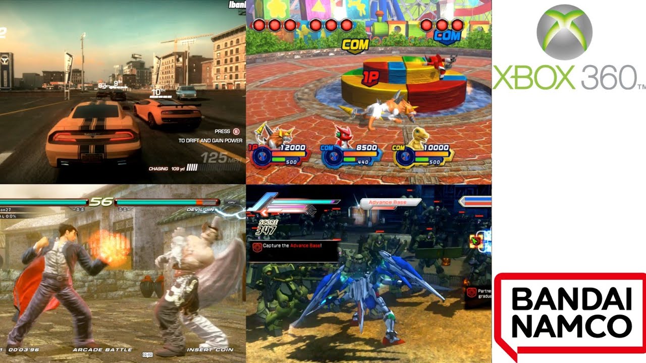 Top 30 Bandai Namco Games For Xbox 360 [Recommended]