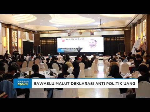 BAWASLU MALUT DEKLARASI ANTI POLITIK UANG