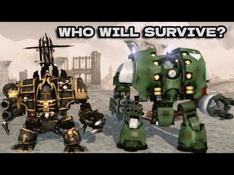Leviathan Dreadnought vs Chaos Dreadnought [WARHAMMER 40,000]