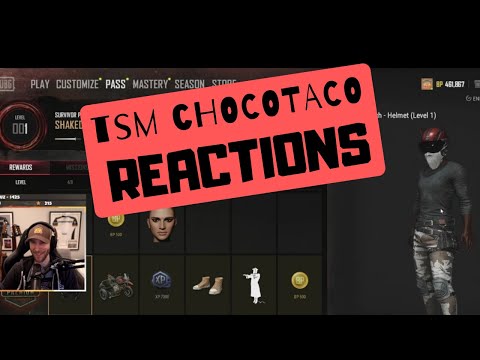 TSM ChocoTaco REACTIONS on NEW PUBG Survival Pass: SHAKEDOWN