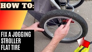 How to Fix a Jogging Stroller Flat Tire