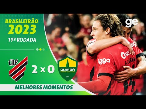 Gols e lances de Athletico Paranaense x Cuiabá