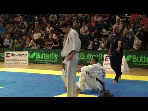 British Karate Kyokushinkai Gabor Rozsa v Justinas Kvietka