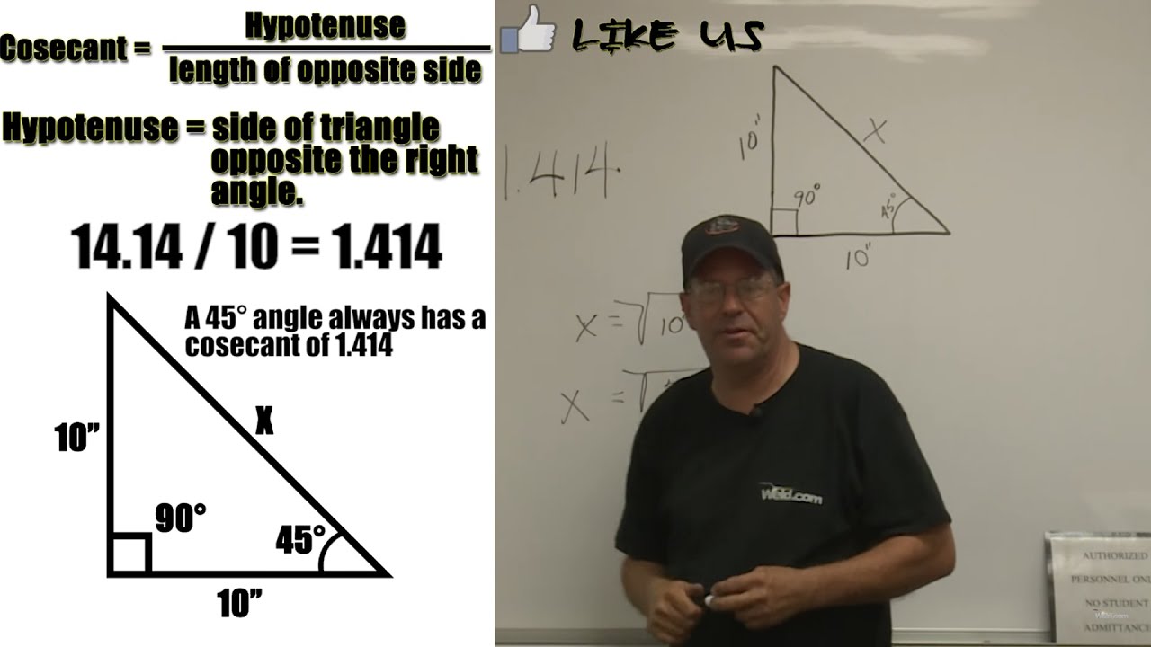 🔥 Shop Math: 45° Brace and the Pythagorean Theorem
