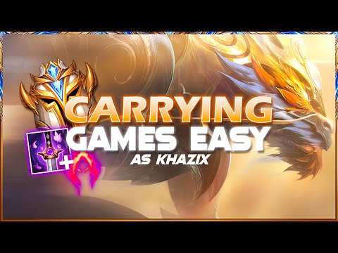 How to stomp and carry games in ANY ELO with KHAZIX in Jungle