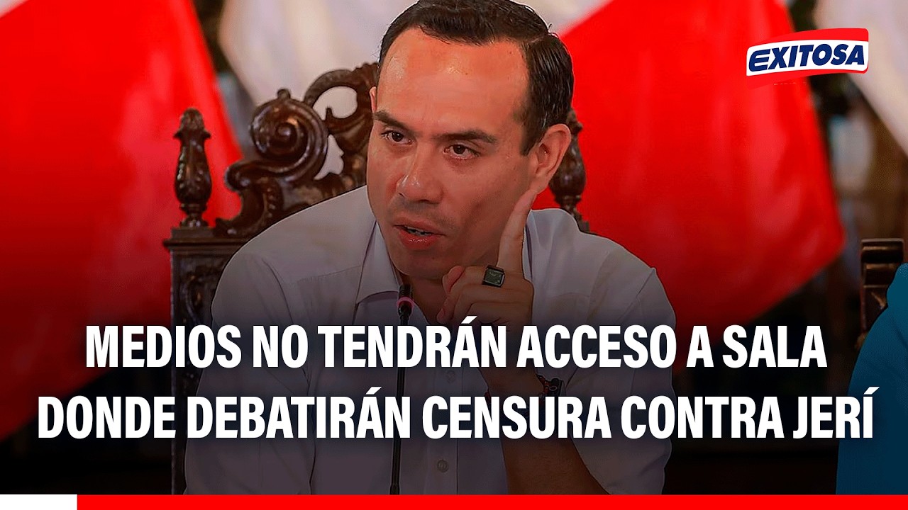 🔴🔵 Congreso no permitirá a la prensa acceder al Pleno donde se debatirá censuracontra José Jerí