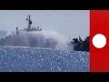 Морской бой: Корабли Китая и Вьетнама устроили перестрелку из водометов 