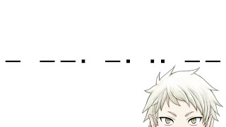 －・・－・　・－－・－　－・－－・　－－－・－　－－・－・　・－・－・　－－－－　・・　・・－　－・・・　・－　－－・－・　・－・－・