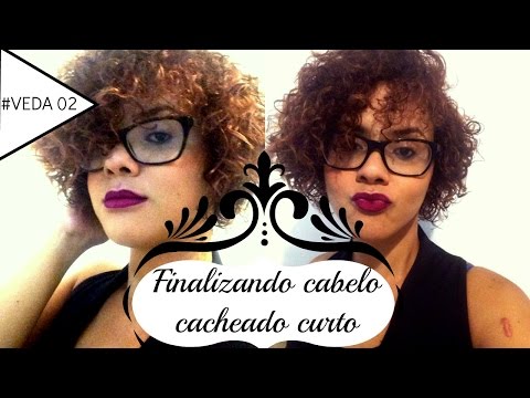 Finalizando Cabelo Cacheado Curto | Evelyn Portugal #VEDA02