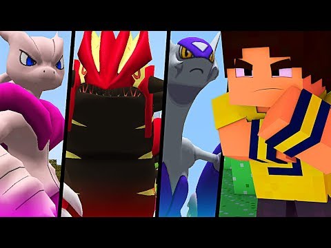 ESCOLHENDO MEGA LENDÁRIOS - Disputa Pokemon (Minecraft)