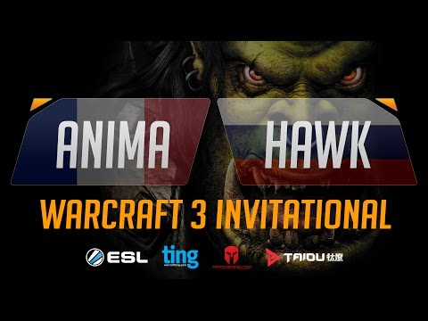 WC3 - Anima vs. Hawk - Ting Warcraft Invitational - Group A - Lower Bracket Semifinal