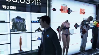 近未来サスペンス　デトロイト　ビカムヒューマン　ゲーム　ライブ　生配信　初見プレイ　無言