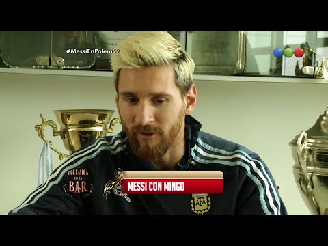Minguito, mano a mano con Messi (COMPLETO) - Polémica en el Bar