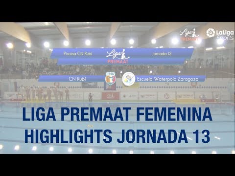 Partido de la Jornada 18/19 - Highlights 13ªJornada Fem. (CN Rubí 12-5 Esc. Wat. Zaragoza)