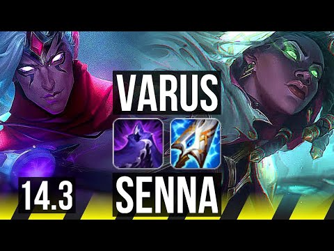 VARUS & Pyke vs SENNA & Neeko (ADC) | 66% winrate, 12/2/5, Dominating | EUW Diamond | 14.3