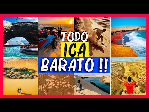 ICA + Nazca y Paracas SUPER BARATO‼️ en 3 días 🏝️🏂 9 Lugares turisticos 🔥 Huacachina Peru 2024 Fijas