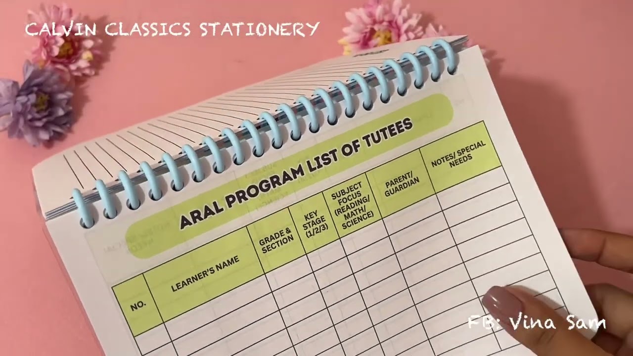 ARAL Program Reflective Journal for Tutors by Calvin Classics Stationery