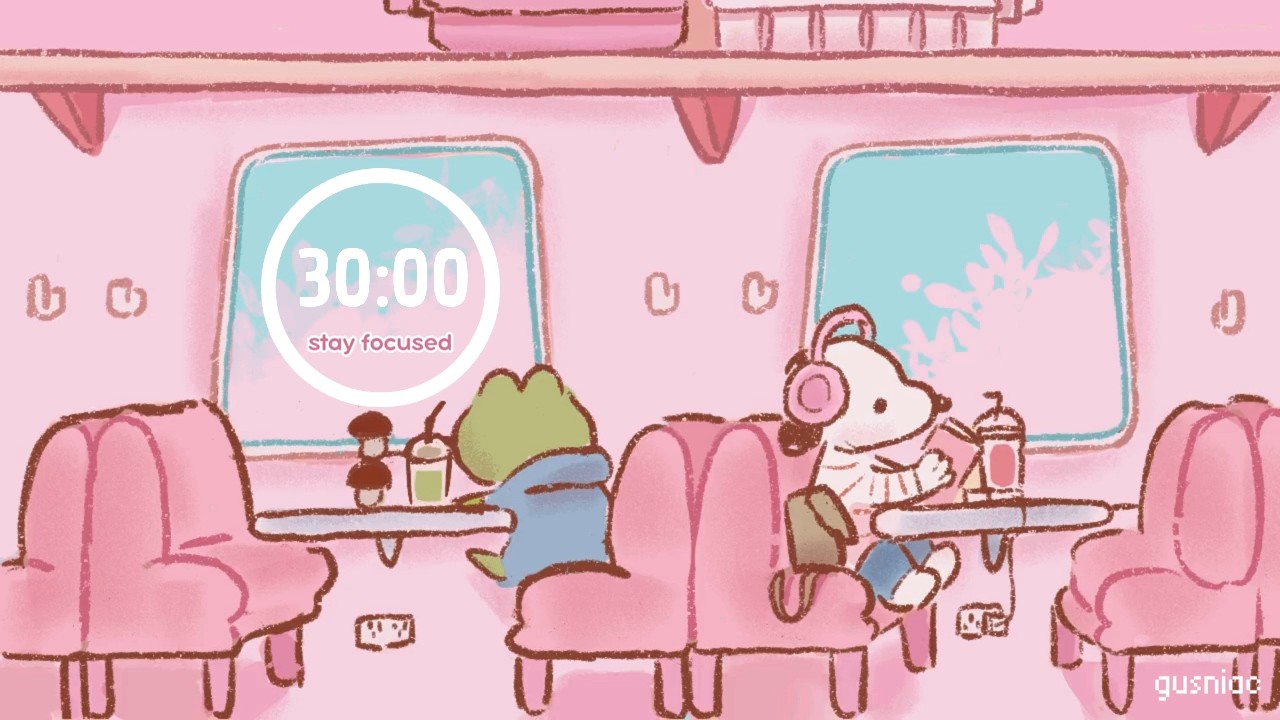 Study With Me | Pomodoro Timer 30/10 x4 | Spring Train Breeze, Jazz