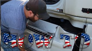 How to remove driver side steps and fairings on #Freightliner #Cascadia #trucking