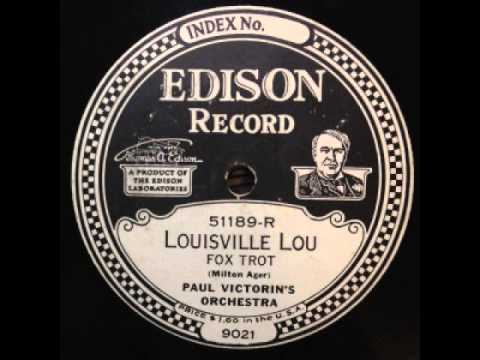 "Louisville Lou" - Paul Victorin's Orchestra (1923 Edison)