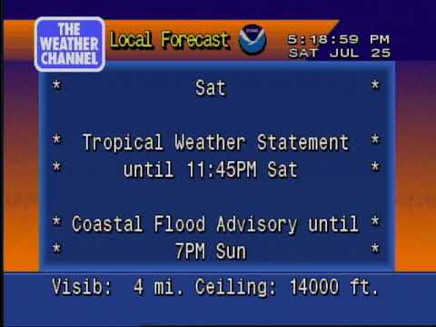 WeatherStar 4000 (Hurricane Hanna) - 7/25/2020 - 5:18 PM CT