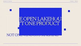 The Apache Iceberg Open Lakehouse Music Video